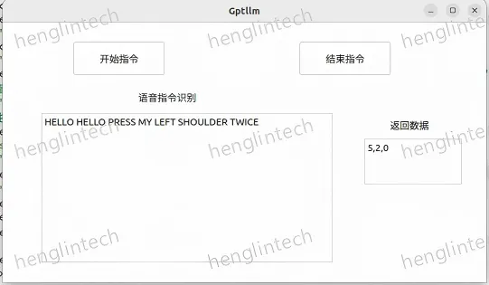 语音控制界面中的指令识别文本与结构化返回数据